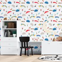 Papel de Parede Adesivo Jovem Paraquedas N015157 0,58x3,00M