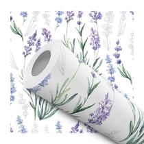 Papel de Parede Adesivo Lavanda Lilás Floral Minimalista Moderno Quarto Sala de Estar Papel de Parede Adesivo Lavanda Lilás Floral Minimalista Moderno Quarto Sala de Estar