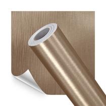 Papel de Parede Adesivo Lavavel Aço Escovado Ouro Envelhecido