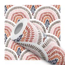 Papel De Parede Adesivo Lavável Arcos Abstratos Coloridos Gotas Coloridas - DELIQUADROS