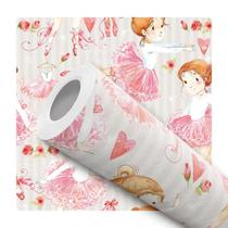 Papel De Parede Adesivo Lavável Ballet Bailarina Teen