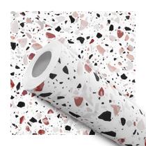 Papel De Parede Adesivo Lavável Banheiro Granilite Cacos Terrazo Quarto Escritório 12m Papel De Parede Adesivo Lavável Banheiro Granilite Cacos Terrazo Quarto Escritório 12m