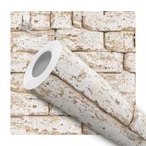 Papel De Parede Adesivo Lavável Canjiquinha Rustica Realista Pedras Efeito 3D