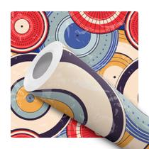 Papel De Parede Adesivo Lavável Cimento Geométrico Moderno Elegante Quarto Escritório