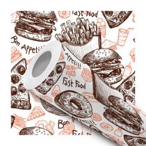 Papel De Parede Adesivo Lavável Cozinha Pizza Hamburguer Batata Frita Fast Food Marrom Papel De Parede Adesivo Lavável Cozinha Pizza Hamburguer Batata Frita Fast Food Marrom