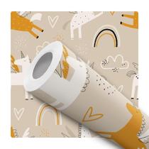 Papel De Parede Adesivo Lavável Escamas Tons de Rosa Fofo Delicado Menina Quarto Infantil Maternidade Bebê