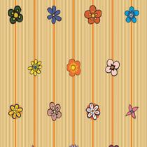 Papel De Parede Adesivo Lavável Floral Infantil 12M