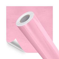 Papel de Parede Adesivo Lavavel Laca Alto Brilho Rosa Unico