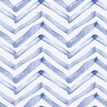 Papel De Parede Adesivo Lavável Linhas Azuis Pintadas Em Tinta Óleo Com Fundo Branco Chevron Quarto Sala de Estar