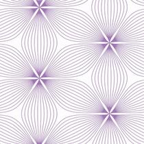 Papel De Parede Adesivo Lavável Lírio Roxo 15m