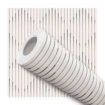 Papel De Parede Adesivo Lavável Listras Abstrato Minimalista Delicado