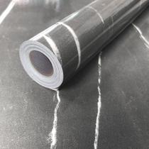Papel de Parede Adesivo Lavavel Pedra Marmore Cinza Win