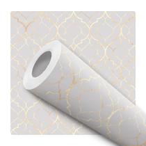 Papel De Parede Adesivo Lavável Provençal Dourado Luxo Papel De Parede Adesivo Lavável Provençal Dourado Luxo