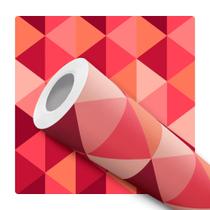 Papel De Parede Adesivo Lavável Rosa Laranja Geométrico Setas Mosaico Papel De Parede Adesivo Lavável Rosa Laranja Geométrico Setas Mosaico