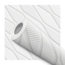 Papel De Parede Adesivo Lavável Sala Linhas Efeito 3d Abstrato Losango