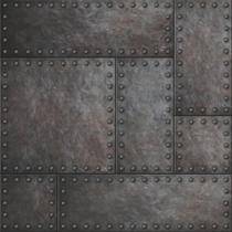 Papel De Parede Adesivo Lavável sala Placa de Aço com Rebite Quarto Sala Escritório