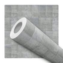 Papel De Parede Adesivo Lavável Sala Placa De Cimento Rustico 3d Cinza Papel De Parede Adesivo Lavável Sala Placa De Cimento Rustico 3d Cinza