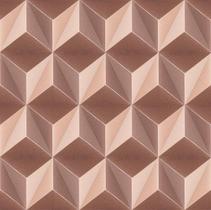 Papel De Parede Adesivo Lavável sala Rosa Ilusão Ótica 3D 10m