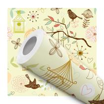 Papel De Parede Adesivo Lavável sala Rosa Ilusão Ótica 3D