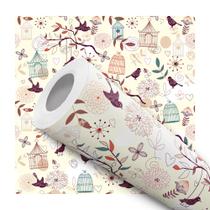 Papel De Parede Adesivo Lavável Sala Tijolinhos Pedra Filetes