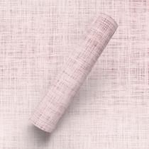 Papel de Parede Adesivo Lavável Tema Linho Rosa Sala Quarto