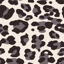 Papel De Parede Adesivo Leopardo Cinza 652 Rolo 0,58X3M