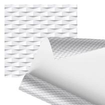 Papel De Parede Adesivo Listrado 3D Relevo Minimalista 2,80m