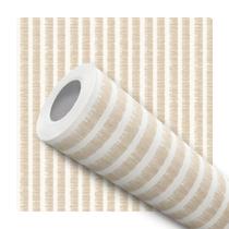 Papel de Parede Adesivo Listrado Bege Vertical Elegante Sofisticado Moderno Quarto Sala de Estar Papel de Parede Adesivo Listrado Bege Vertical Elegante Sofisticado Moderno Quarto Sala de Estar