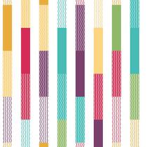 Papel de Parede Adesivo Listrado Colorido - 068