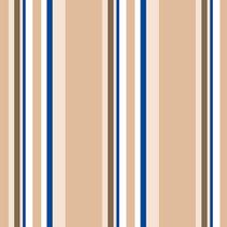Papel de Parede Adesivo Listrado Marrom e Azul - 077
