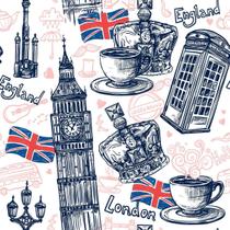 Papel De Parede Adesivo Londres Inglaterra N03075 0,58X2,5M