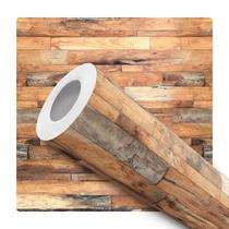 Papel de Parede Adesivo Madeira Mesclada Taco Ripa Moderno Quarto Sala de Estar Papel de Parede Adesivo Madeira Mesclada Taco Ripa Moderno Quarto Sala de Estar