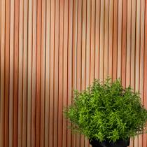 Papel de Parede Adesivo Madeira Ripada Clara Lavável