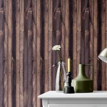 Papel de Parede Adesivo Madeira Rústica Lavável