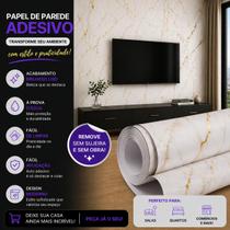 Papel De Parede Adesivo Mármore Dourado Luxo Quarto 5 Metros Papel De Parede Adesivo Mármore Dourado Luxo Quarto 5 Metros
