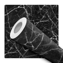 Papel de Parede Adesivo Mármore Preto e Branco Marmorizado Cozinha Banheiro Lavabo Moderno Quarto Sala de Estar Papel de Parede Adesivo Mármore Preto e Branco Marmorizado Cozinha Banheiro Lavabo Moderno Quarto Sala de Estar