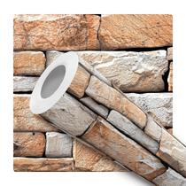 Papel de Parede Adesivo Marrom Textura Concreto Cimento Moderno Quarto Sala de Estar Papel de Parede Adesivo Marrom Textura Concreto Cimento Moderno Quarto Sala de Estar