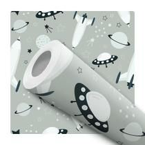 Papel De Parede Adesivo Nave Disco Voador Galaxia Quarto 5m Papel De Parede Adesivo Nave Disco Voador Galaxia Quarto 5m