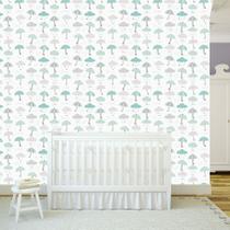 Papel de Parede Adesivo - Nuvem Guarda-Chuva Baby - 305ppb