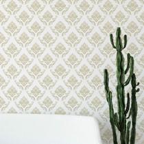 Papel De Parede Adesivo Ornamental Clássico Arabesco 3.5m