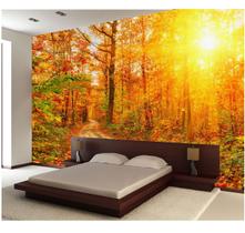 Papel de parede Adesivo Paisagem Floresta 7,3m² Natureza 36 - Quartinho Decorado