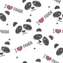 Papel De Parede Adesivo Panda Love Ursinho Pet Animais Quarto 1.5m