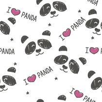 Papel De Parede Adesivo Panda Love Ursinho Pet Animais Quarto 2.5m