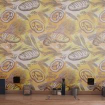 Papel de Parede Adesivo Pão Caseiro N03051 Rolo 0,58X2,5M Papel de Parede Adesivo Pão Caseiro N03051 Rolo 0,58X2,5M