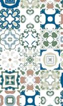 Papel de Parede Adesivo para Banheiro Cozinha Azulejo Português AZ 12