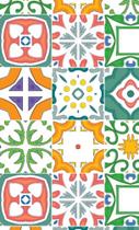 Papel de Parede Adesivo para Banheiro Cozinha Azulejo Português AZ 13