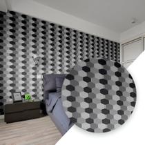 Papel de Parede Adesivo para Quarto Sala Cozinha 5 metros x 45cm PVC
