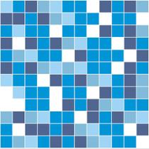 Papel de Parede Adesivo Pastilha Azul Mesclado Banheiro Cozinha Lavável 1 Metro Papel de Parede Adesivo Pastilha Azul Mesclado Banheiro Cozinha Lavável 1 Metro