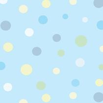 Papel de Parede Adesivo Poá Azul e Amarelo - 010