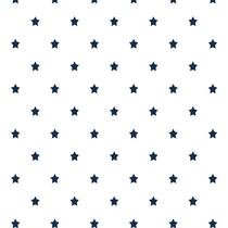 Papel de Parede Adesivo Poá Azul Estrelas - 014